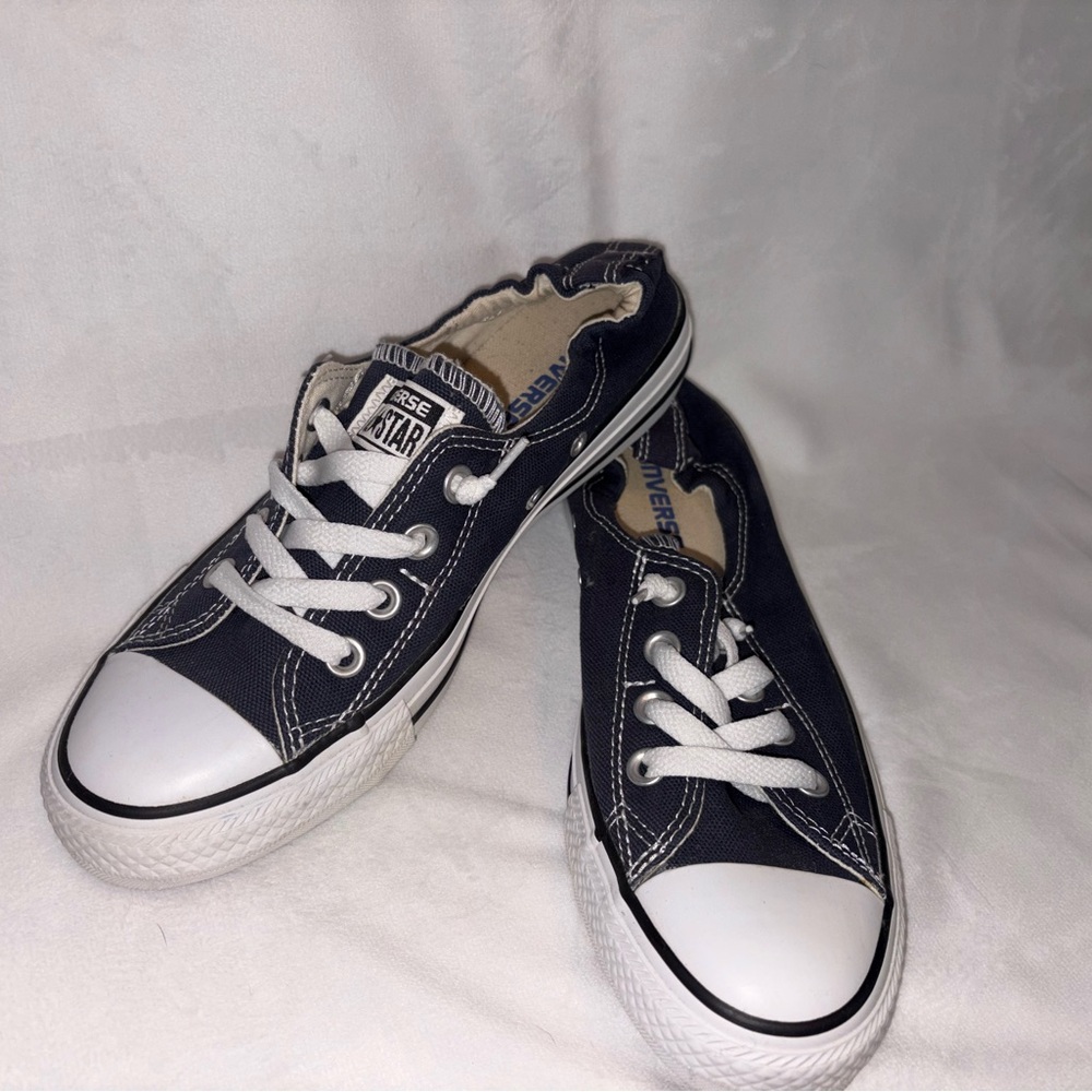 Converse Chuck Taylor All Star Shoreline Slip-On Women’s Navy Canvas Sneakers